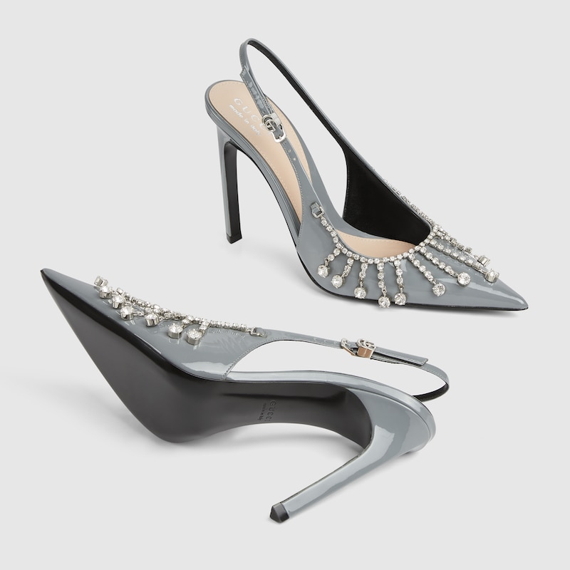 Women’s pump with crystal chain - Image 6